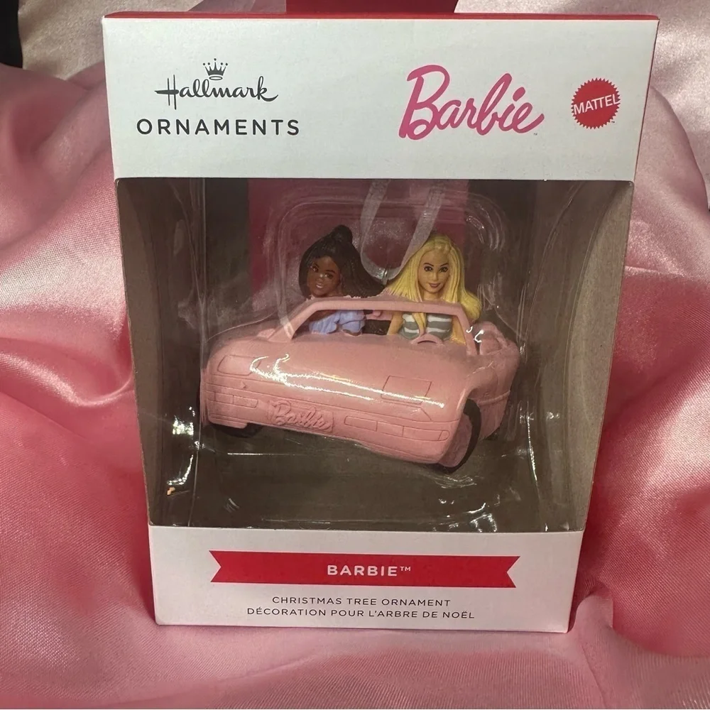 NEW Hallmark Barbie™ Pink Convertible Ornament – 2023